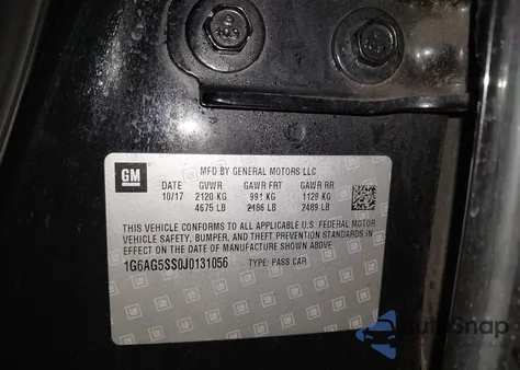 2018 Cadillac Ats Premium Luxury z USA, uszkodzony, nr VIN 1G6AG5SS0J0131056